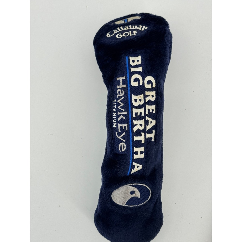 Callaway Driver Headcover Unisex 1 Navy Great Big Bertha Hawk Eye Titanium Plush